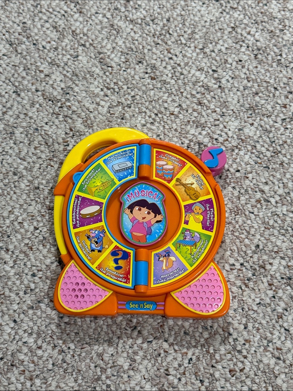 Mattel Dora the Explorer see n say toy sounds work great! - Picture 2 of 3